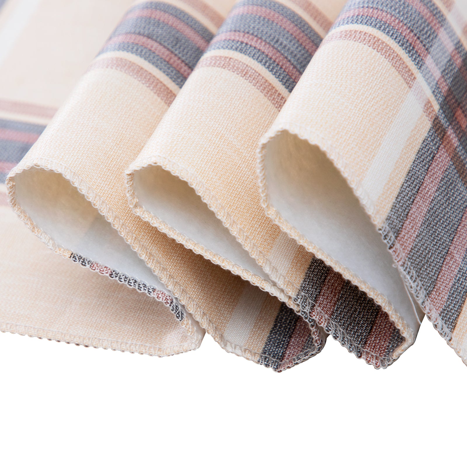 RAY STAR Elegant Retro Checkered Design Vinyl Tablecloth With Flannel Backing Round and Rectangle