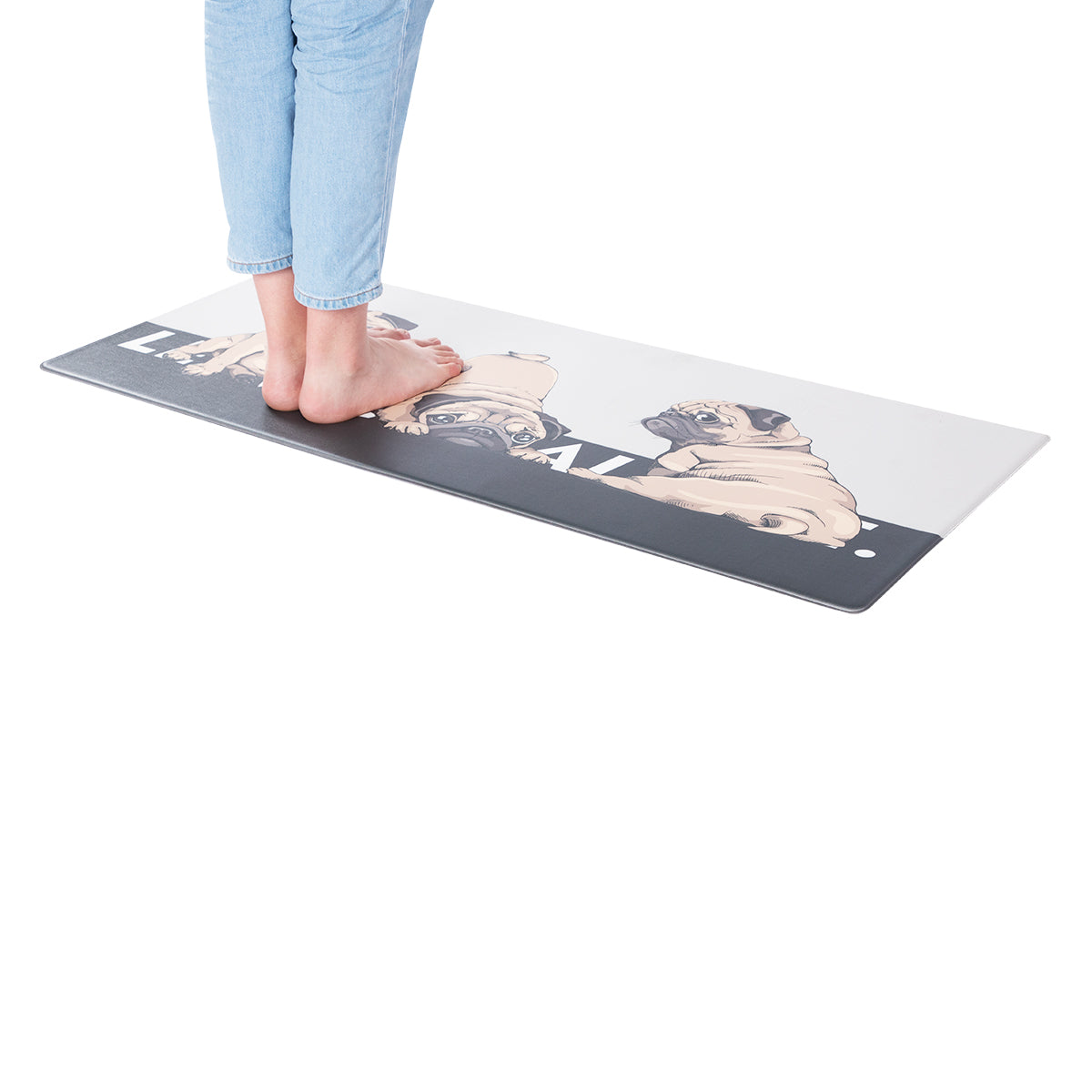 Vinyl Foam Kitchen Mat with Lovely Dog Design