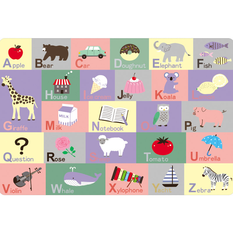 RAY STAR Set of 4 Placemat with Pink Childhood Memory Design