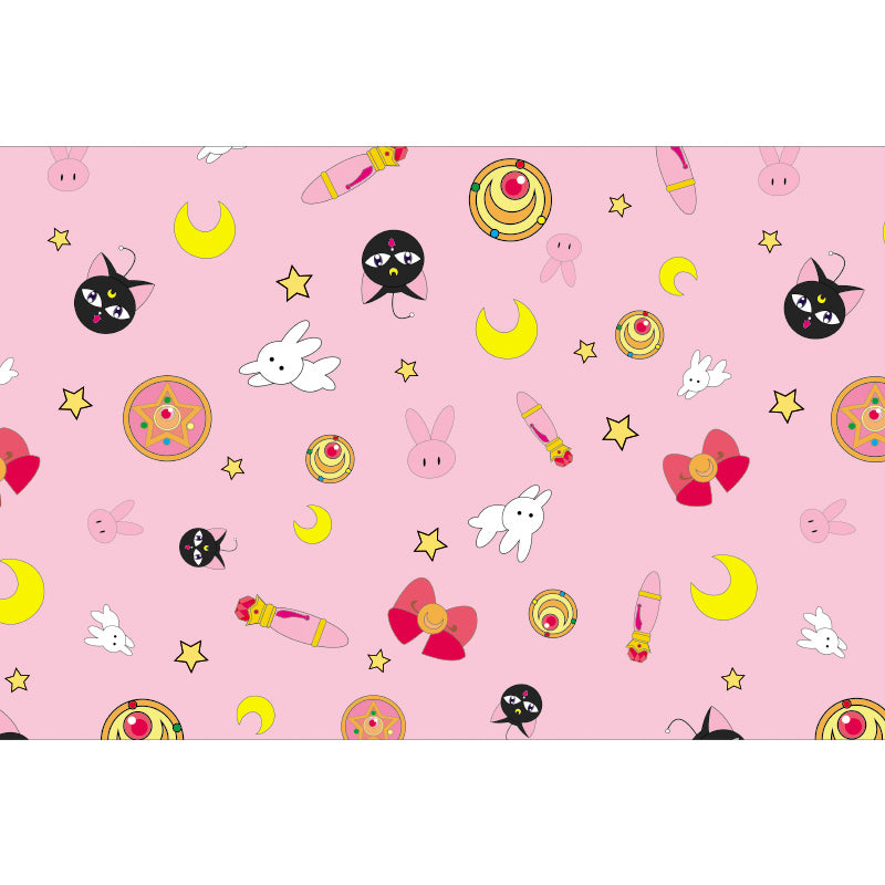 RAY STAR Set of 4 Placemat with Pink Childhood Memory Design