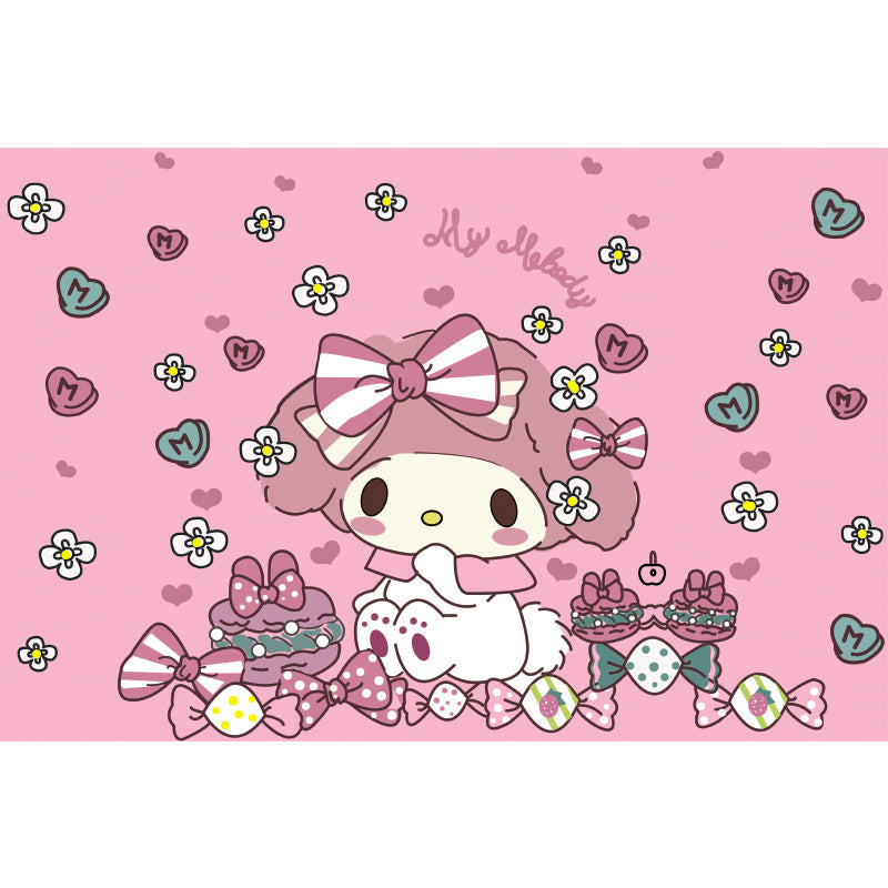 RAY STAR Set of 4 Placemat with Pink Childhood Memory Design