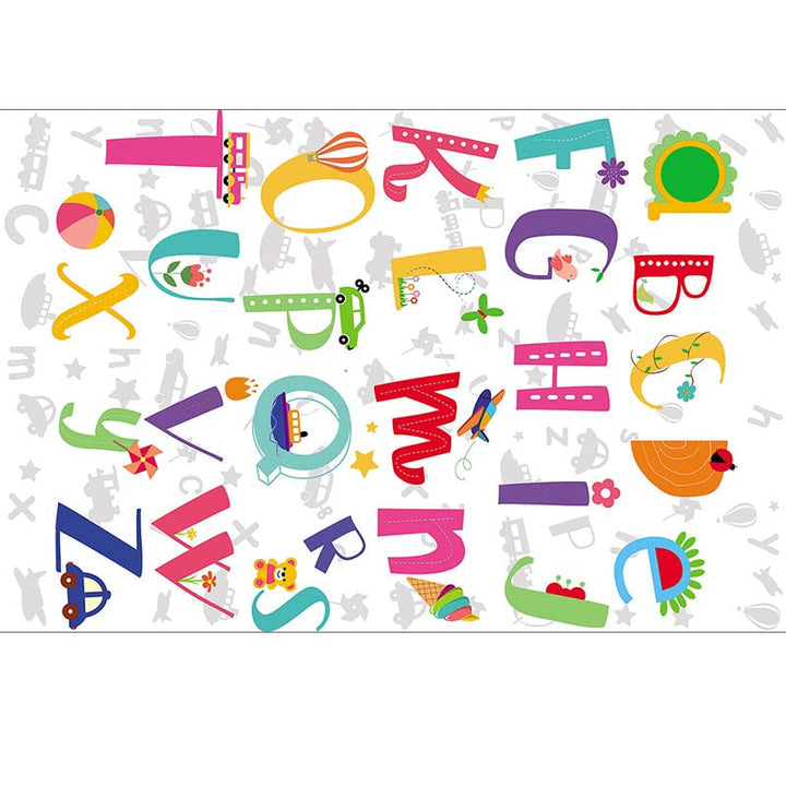 RAY STAR Alphabet Design Foldable Baby Play Mat with Extra Cushion Indoor Activity Mat Foldable Climbing Mat