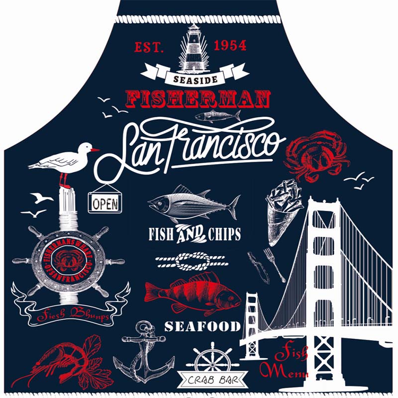 Vinyl Kitchen Apron with Brand New Design