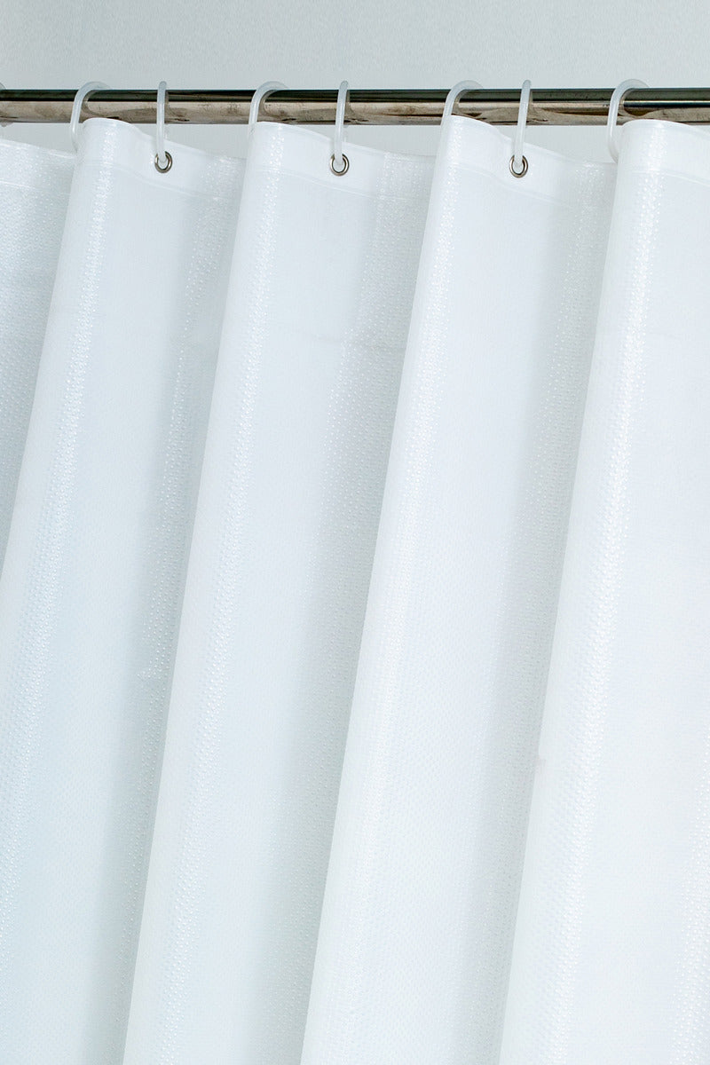 RAY STAR 70''X72'' PEVA Translucent Shower Curtain Liner 12 Hooks Heavy Duty Odorless Eco-Friendly
