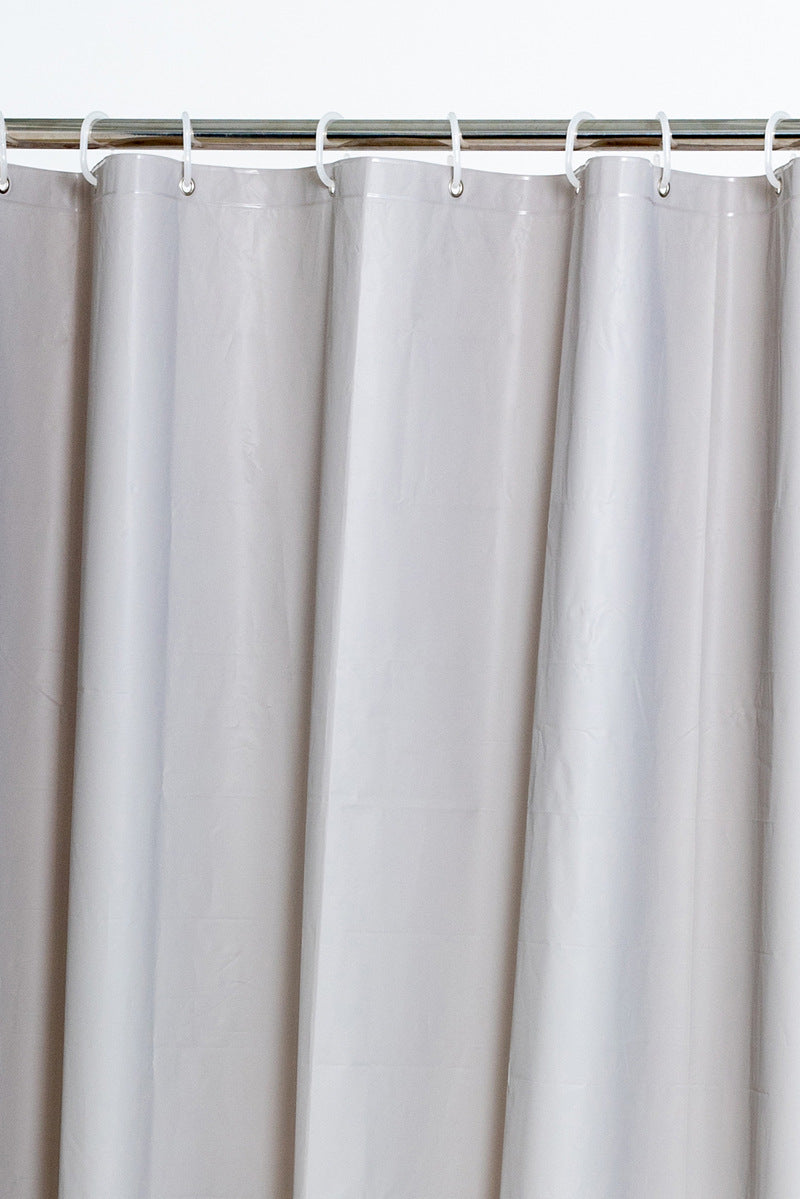 RAY STAR 70''X72'' PEVA Translucent Shower Curtain Liner 12 Hooks Heavy Duty Odorless Eco-Friendly